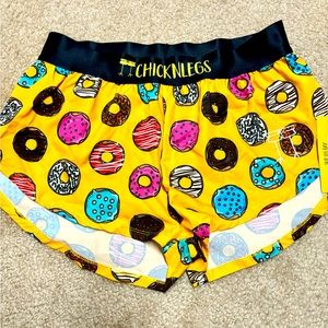 Chicken Legs Running Shorts Donuts